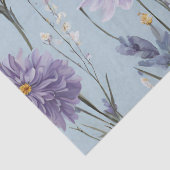 ラベンダーホワイトデイジーボホワイルドフラワーデクページ 薄葉紙 (詳細)