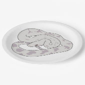 ラベンダーボア ペーパープレート (アングル)