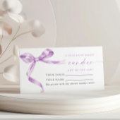 ラベンダーボウキャンディスシャワーゲームカードの数 プレイスカード