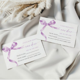 ラベンダーボウキャンディスシャワーゲームカードの数 プレイスカード