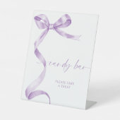 ラベンダーボウキャンディバー 台座サイン (正面)