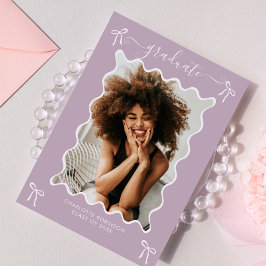 ラベンダーボウ卒業パーティー招待状 招待状