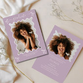 ラベンダーボウ卒業パーティー招待状 招待状