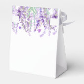ラベンダーボタニカルグリーナリーパープルグリーン結婚ズ フェイバーボックス (裏面サイド)
