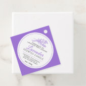 ラベンダーボタニカルロウソクの材料バーコード フェイバータグ (インサイチュ)