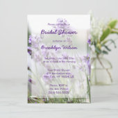 ラベンダーボヘミアンブライダルシャワー招待状 招待状 (スタンド正面)