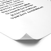 ラベンダーボホバラ10結婚表の座席表 ポスター (角)