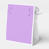 ラベンダーボホ花模様カスタマイズベビーシャワー フェイバーボックス (裏面サイド)