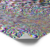 ラベンダーポスターの雪片 ポスター (角)