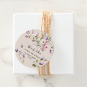 ラベンダーマグノリアサンキューメッセージカード フェイバータグ (インサイチュ)