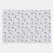 ラベンダーマザーズカスタムデイKidsフォトクイーンビー ラッピングペーパーシート (正面2)