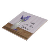 ラベンダーマザーズデイセラミックタイル タイル (側面)