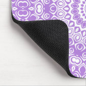 ラベンダーマンダラ幾何学模様 マウスパッド (コーナー)