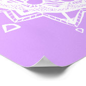 ラベンダーマンダラ ポスター (角)