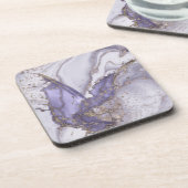 ラベンダーマーブルスプラッシュ コースター (左側)