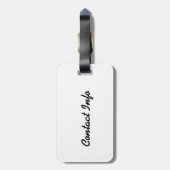 ラベンダーマーメイド ラゲッジタグ (裏面縦)