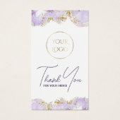 ラベンダーマーリングデザインパッケージの挿入 (正面)