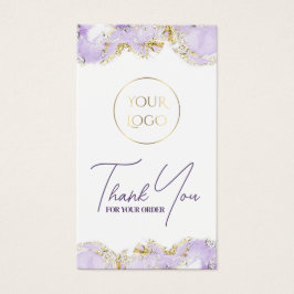 ラベンダーマーリングデザインパッケージの挿入