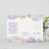 ラベンダーマーリングデザインパンフレット (スタンド正面)