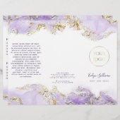 ラベンダーマーリングデザインパンフレット (正面/裏面)