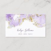 ラベンダーマーリングデザイン名刺 名刺 (正面)