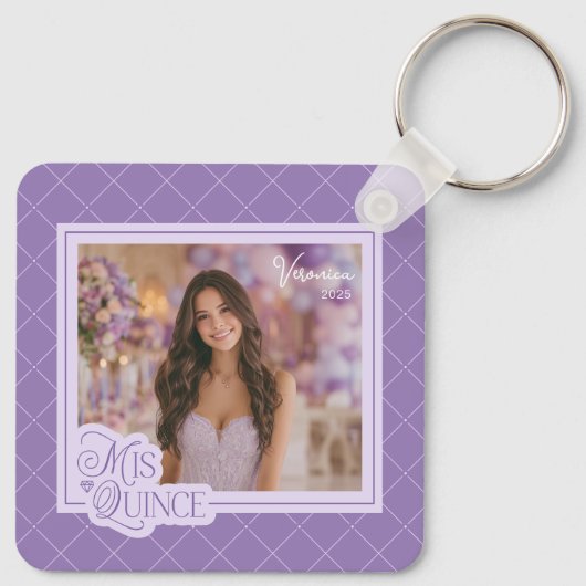 ラベンダーミクインスキンセアニラ写真記念 キーホルダー (裏面)