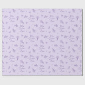 ラベンダーミクリンスアニョスキンセアニェラ ラッピングペーパー (フラット)