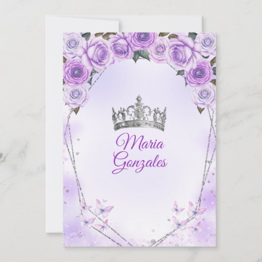 ラベンダーミクリン15アノスクラウンキンセアニラ 招待状 (裏面)