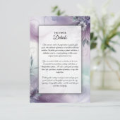 ラベンダーミストと水カラーウィスパー エンクロージャーカード (スタンド正面)