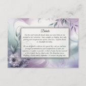 ラベンダーミストと水カラーウィスパー エンクロージャーカード (正面)