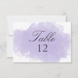 ラベンダーミスト | テーブル番号カード 招待状