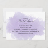 ラベンダーミスト |ブライダルシャワーの招待 招待状 (正面)