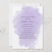 ラベンダーミスト |リハーサルディナー招待状 招待状 (正面)