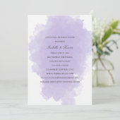 ラベンダーミスト |リハーサルディナー招待状 招待状 (スタンド正面)