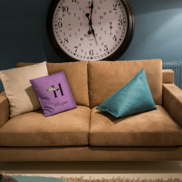 ラベンダーミニマリスト水カラー装飾用クッション クッション