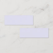 ラベンダーミニ名刺 スキニー名刺 (正面/裏面)