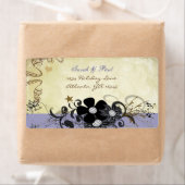 ラベンダーミュージカルフラワースワール差出人住所 ラベル (インサイチュ)