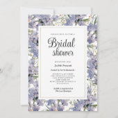 ラベンダーミントワイルドランフローラブライダルシャワー 招待状 (正面)