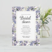 ラベンダーミントワイルドランフローラブライダルシャワー 招待状 (スタンド正面)