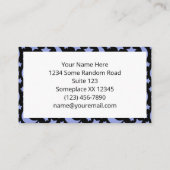 ラベンダームーンと星の天柄 名刺 (裏面)