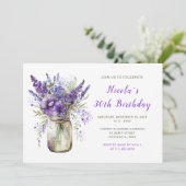 ラベンダーメイソンジャールバースデーパーティー 招待状 (スタンド正面)