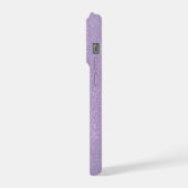 ラベンダーメス iPhoneケース (左側面)
