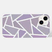 ラベンダーモザイク模様 Case-Mate iPhoneケース (裏面 (横))