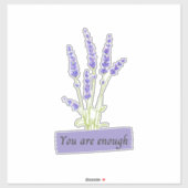 ラベンダーモチベーションは十分 シール (シート)