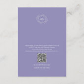 ラベンダーモノグラムクレアットエンクロージャカード エンクロージャーカード (裏面)