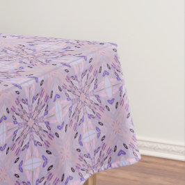 ラベンダーモーヴピンクパープルジオメトリック抽象芸術アート テーブルクロス