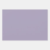 ラベンダーモーヴピンクパープルジオメトリック抽象芸術アート ラッピングペーパーシート (正面3)