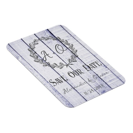 ラベンダーモ素朴ノグラム日付磁石を保存 マグネット (右側)