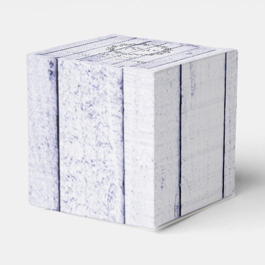 ラベンダーモ素朴ノグラム結婚式の引き出物ボックス フェイバーボックス (裏面サイド)