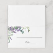 ラベンダーユーカリフローラ植物表 プレイスカード (外部開封)